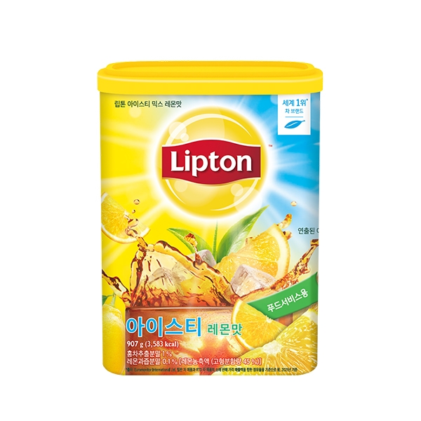 립톤 아이스티 레몬맛 907g 1박스 12개