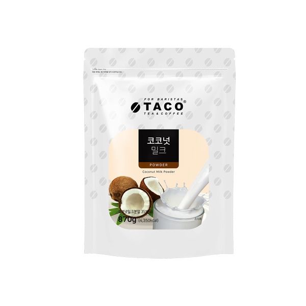 타코 코코넛 밀크 파우더 870g 1박스 12개