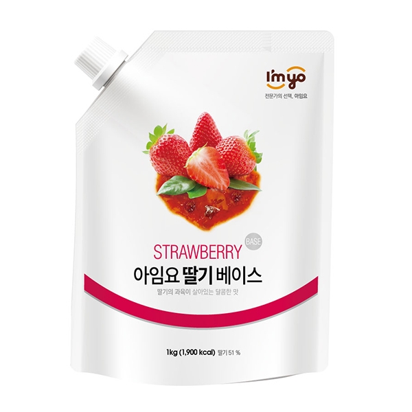 아임요 과일 베이스 딸기 1kg