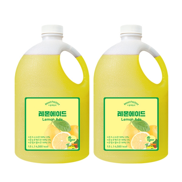 서울팩토리 레몬에이드 1.5L 2개세트
