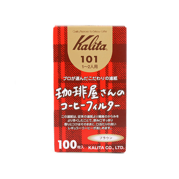 칼리타 커피샵 커피필터 1 2인용 화이트 100매 101