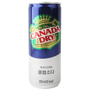 캐나다드라이 클럽소다 캔 250ml 12개세트
