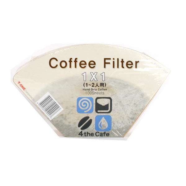 포더카페 커피필터 1×1/1-2인용 100매