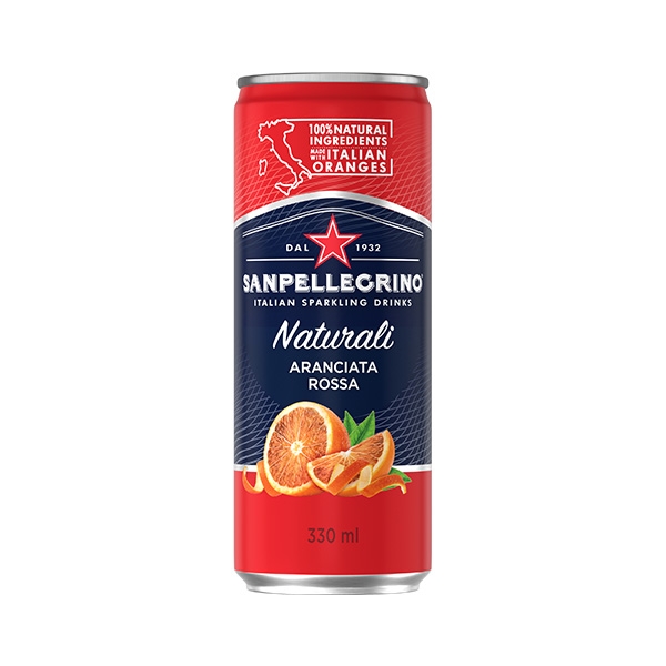 산펠레그리노 캔 탄산음료 아란시아타 로사 레드오렌지 330ml 6개세트