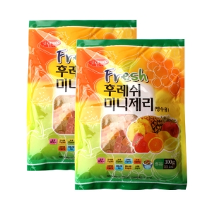 팥모아 빙수용 과일맛 젤리 300g 2개세트
