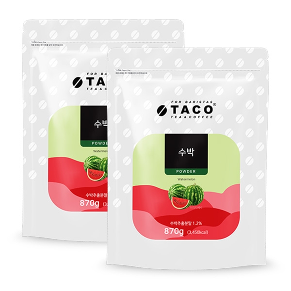 타코 톡톡 수박펀치 파우더 870g 2개세트