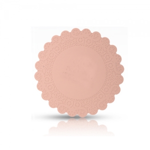 JS 실리콘 레이스 냄비받침 180mm 3개입 핑크 JSFLIP04