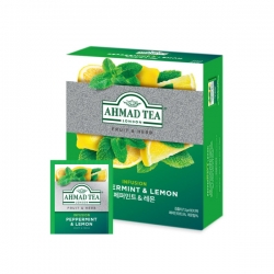 아마드 페퍼민트 레몬 허브티 100티백 2개세트