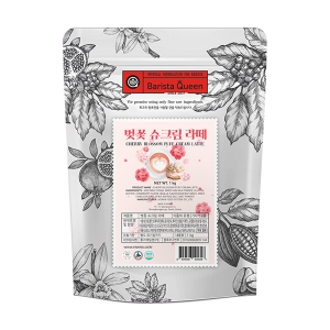 바리스타퀸 벚꽃 슈크림 라떼 파우더 1kg