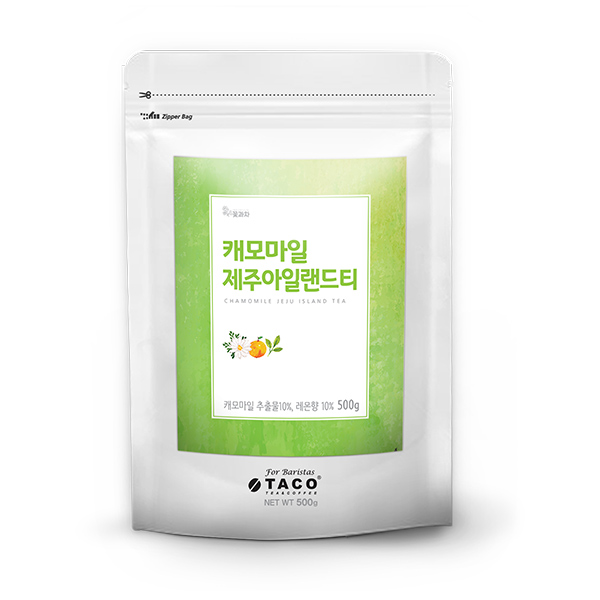 타코 꽃과차 캐모마일 제주아일랜드티 파우더 500g 3개세트