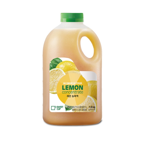 [특가-찌그러짐] 스위트컵 레몬 농축액 1.8kg
