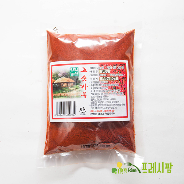[프레시팜] 중국산 고운 햇 고추가루 특 5kg 내외