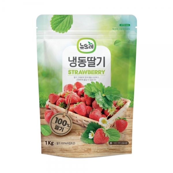 뉴뜨레 냉동 딸기 이집트 1kg 5개세트