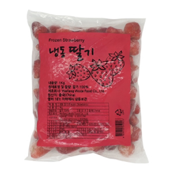 [매장전용] 케익드라마 냉동과일-딸기 1KG #20906010