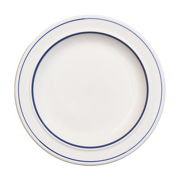 시라쿠스 메이플 접시 9인치 23cm 라인 블루