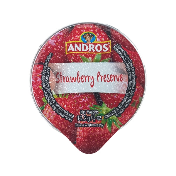 [특가-수량부족] 앤드로스 딸기 포션잼 14.2g 1박스 240개