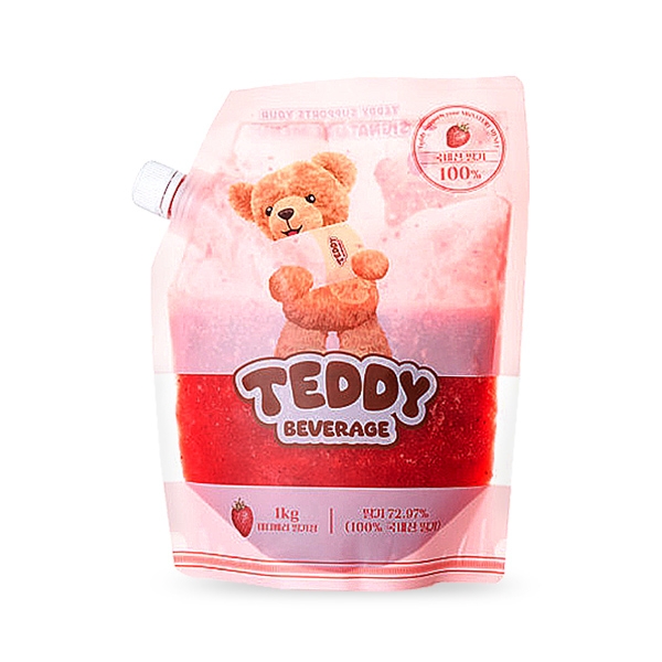 [냉장] 테디베리 딸기청 1kg 5개