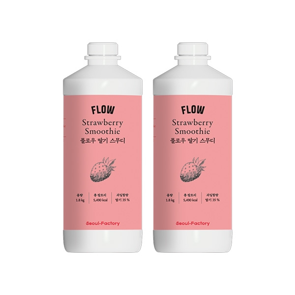 서울팩토리 플로우 딸기 스무디 1.8kg 2개세트